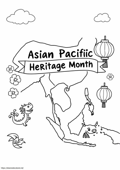 Luna moștenirii asiatice-pac-americane