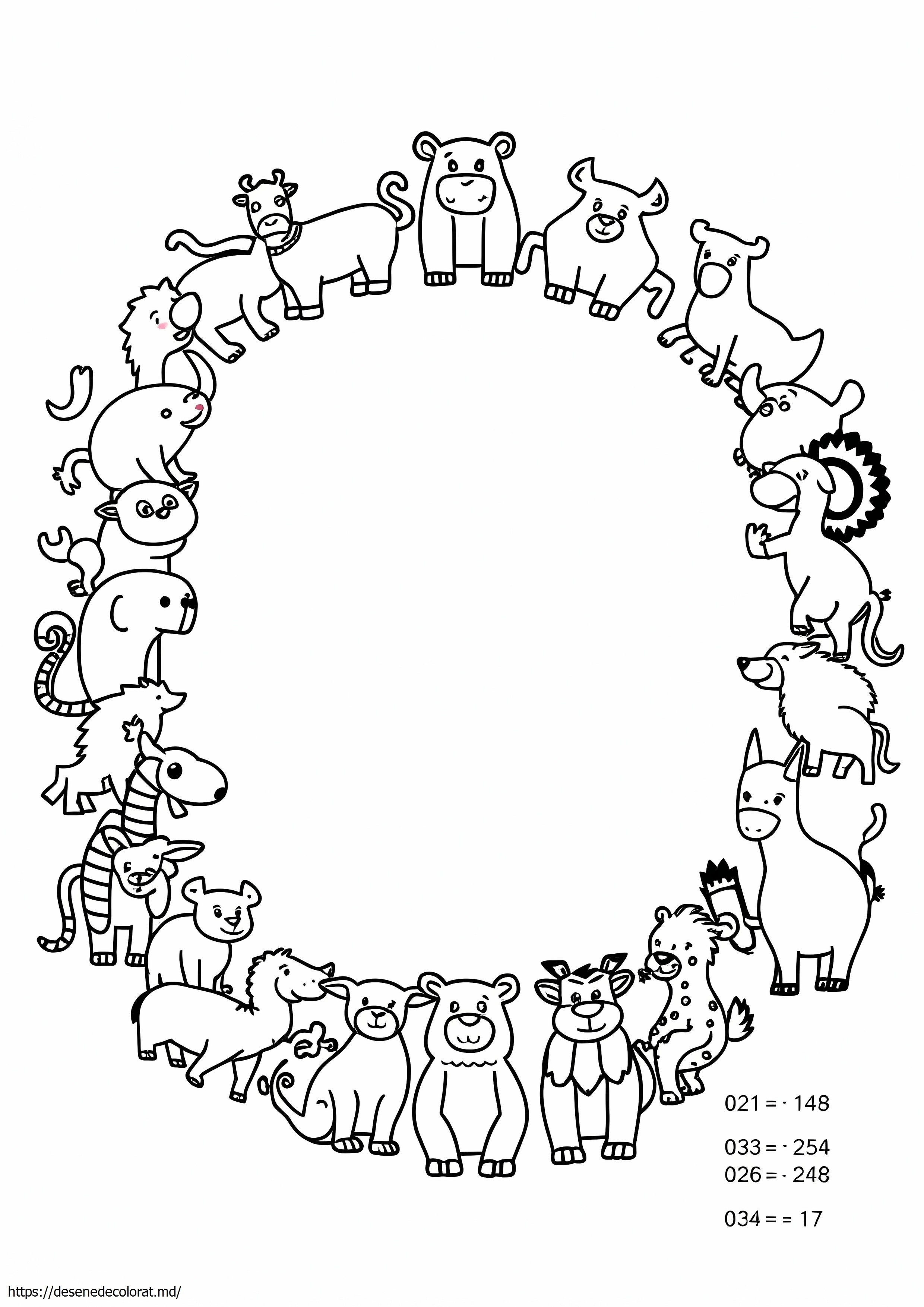 Culoarea animalului după număr