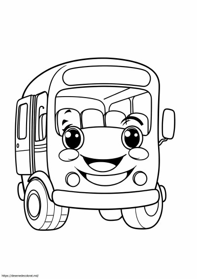 Drăguț autobuz pentru copii