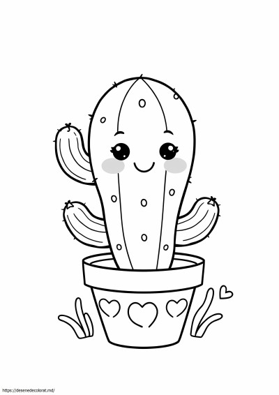 Cactus kawaii