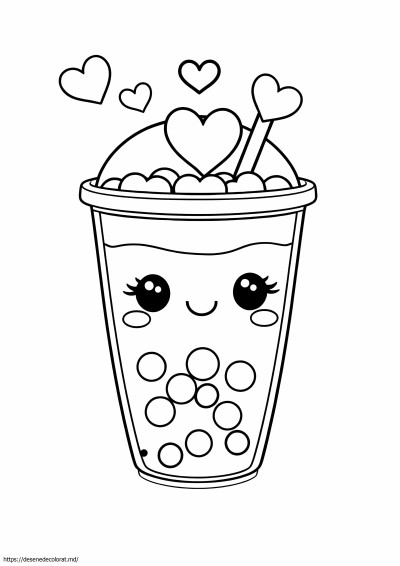 Ceai boba kawaii
