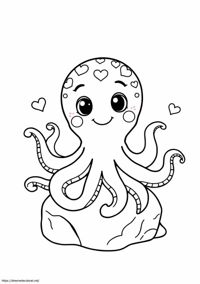 Caracatiță kawaii