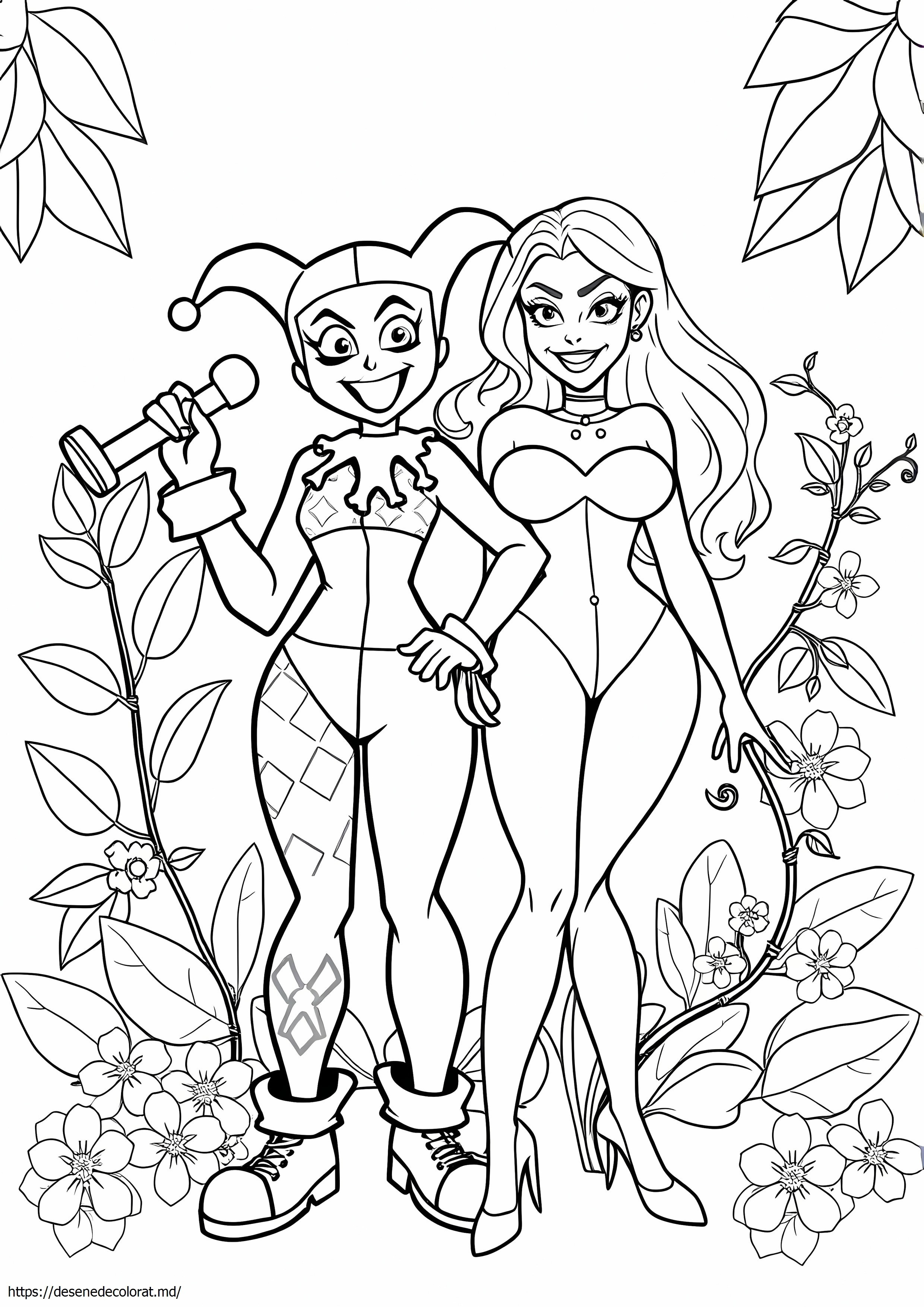 Harley quinn și iedera otrăvitoare