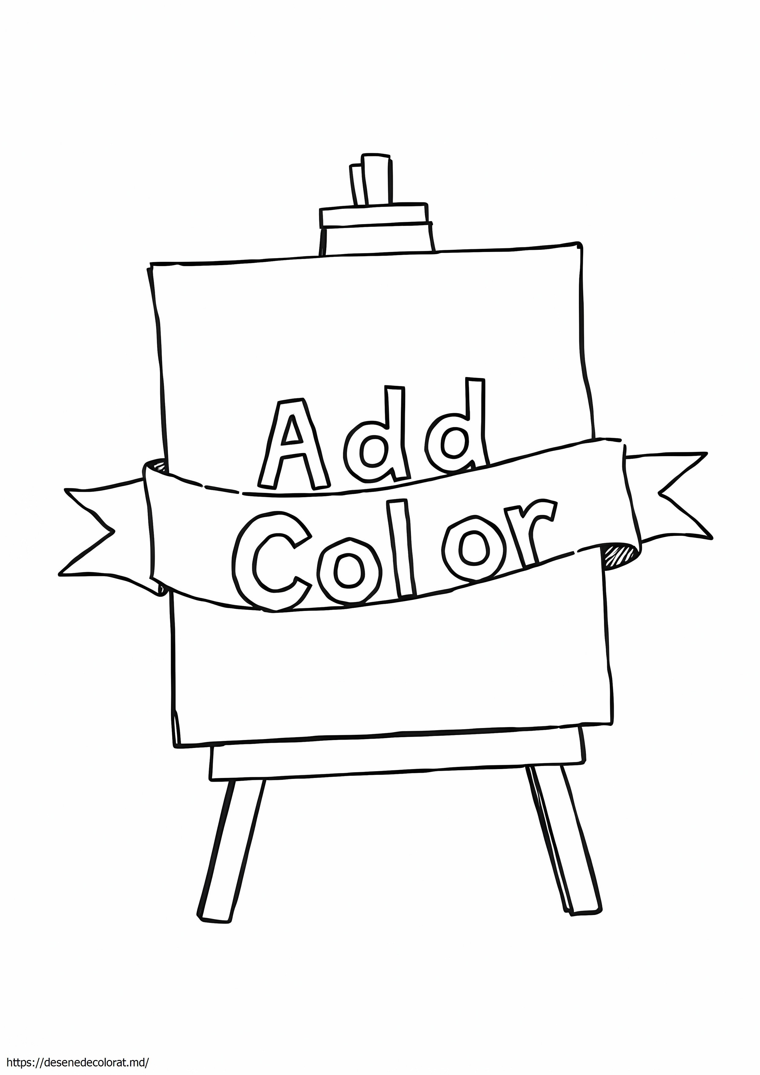 Adăugați un banner color pe pagina de pânză