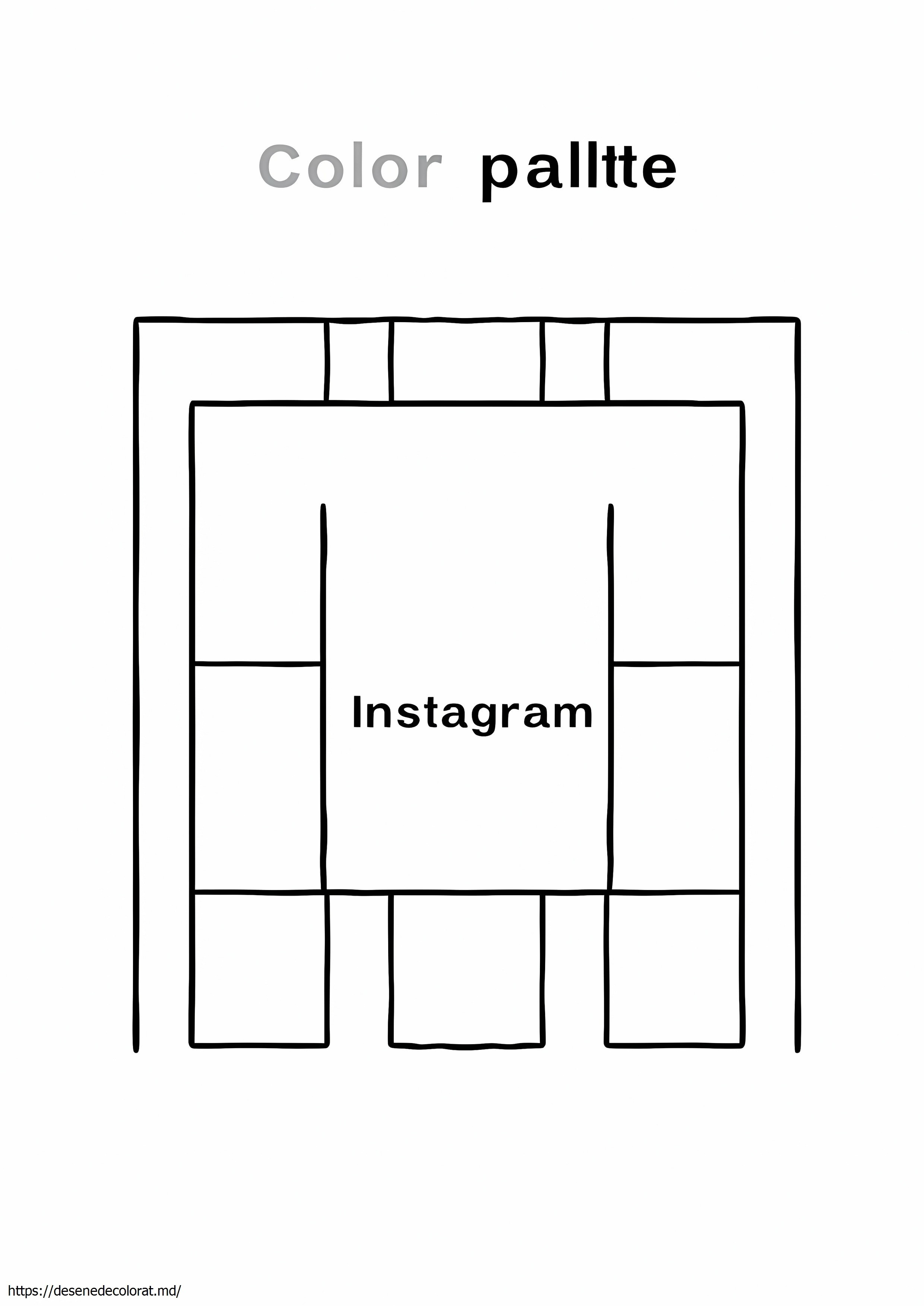 Paleta de culori pentru pagina de instagram