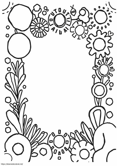 Design colorat al chenarului paginii