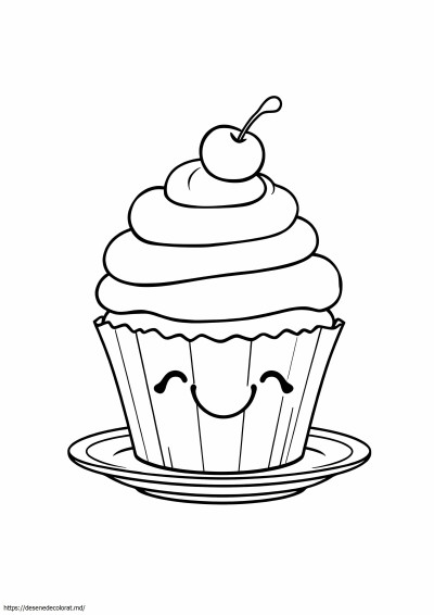 Cupcake din desene animate