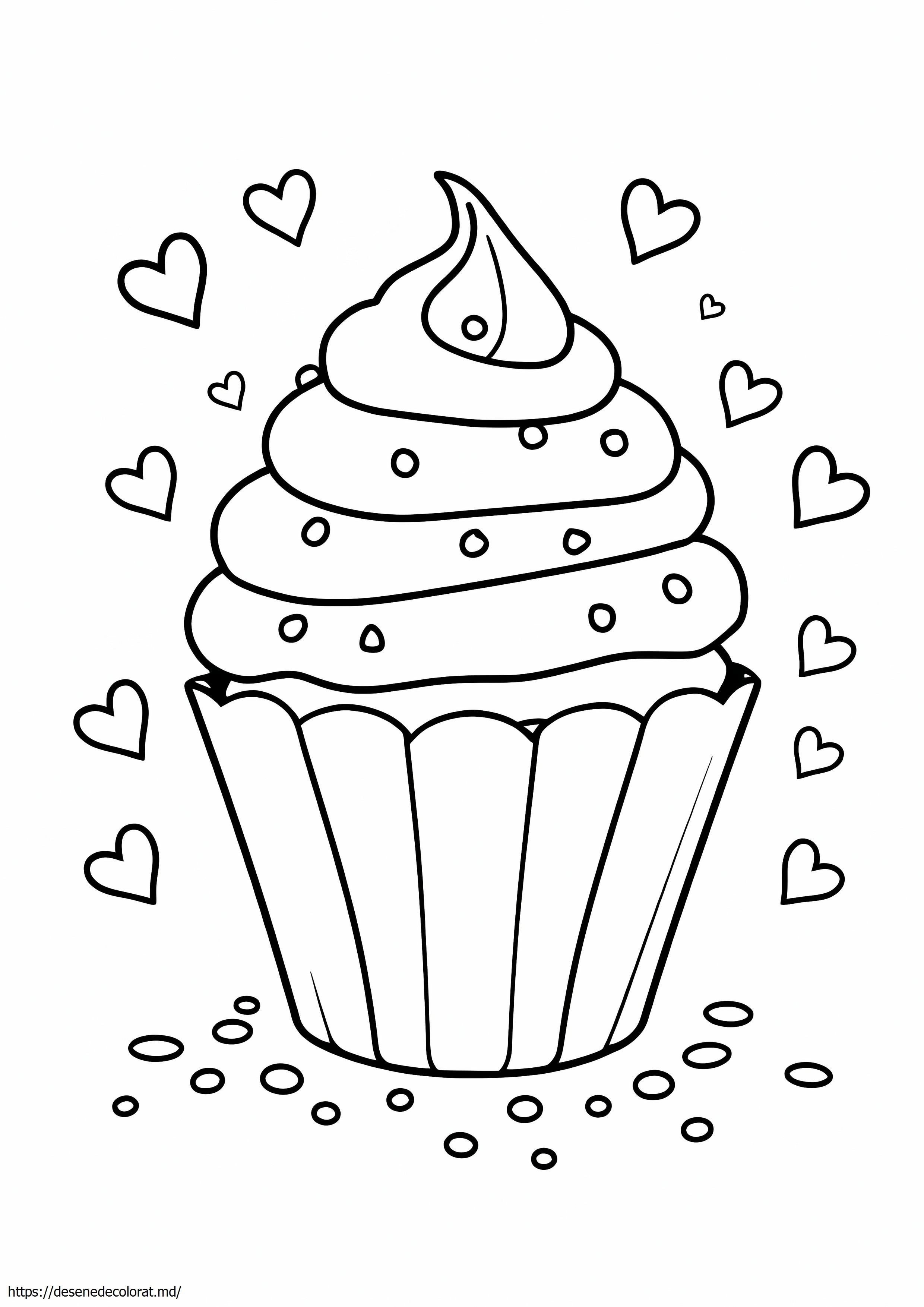 Mâncare cupcake drăguț