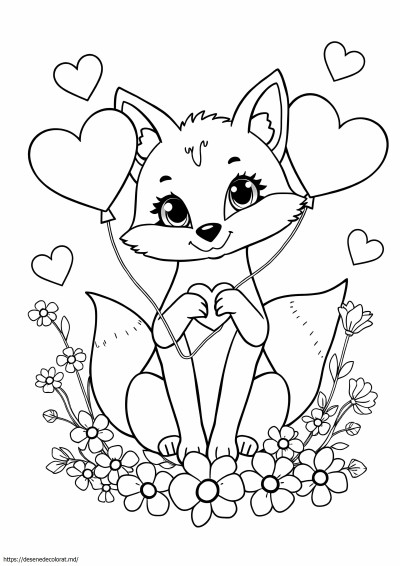 Pui de vulpe kawaii