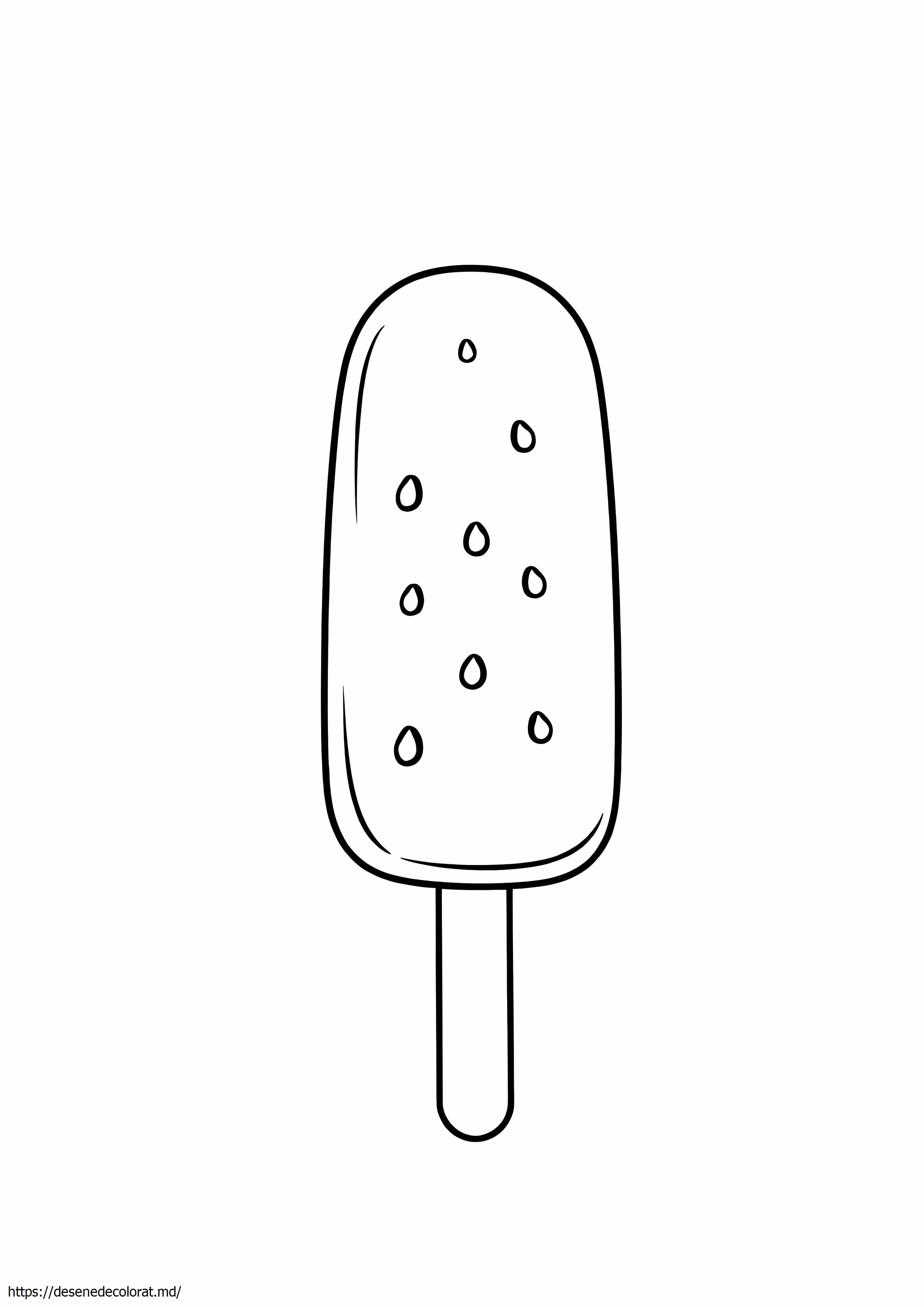 Popsicle de pepene verde