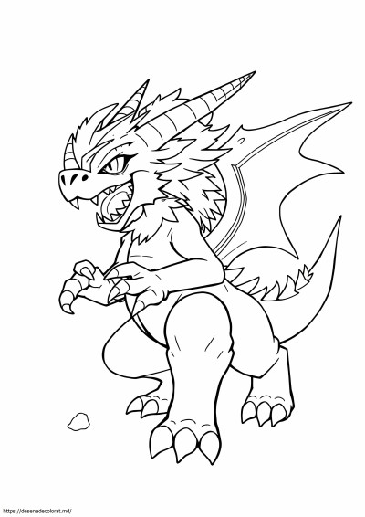 Garurumon digimon