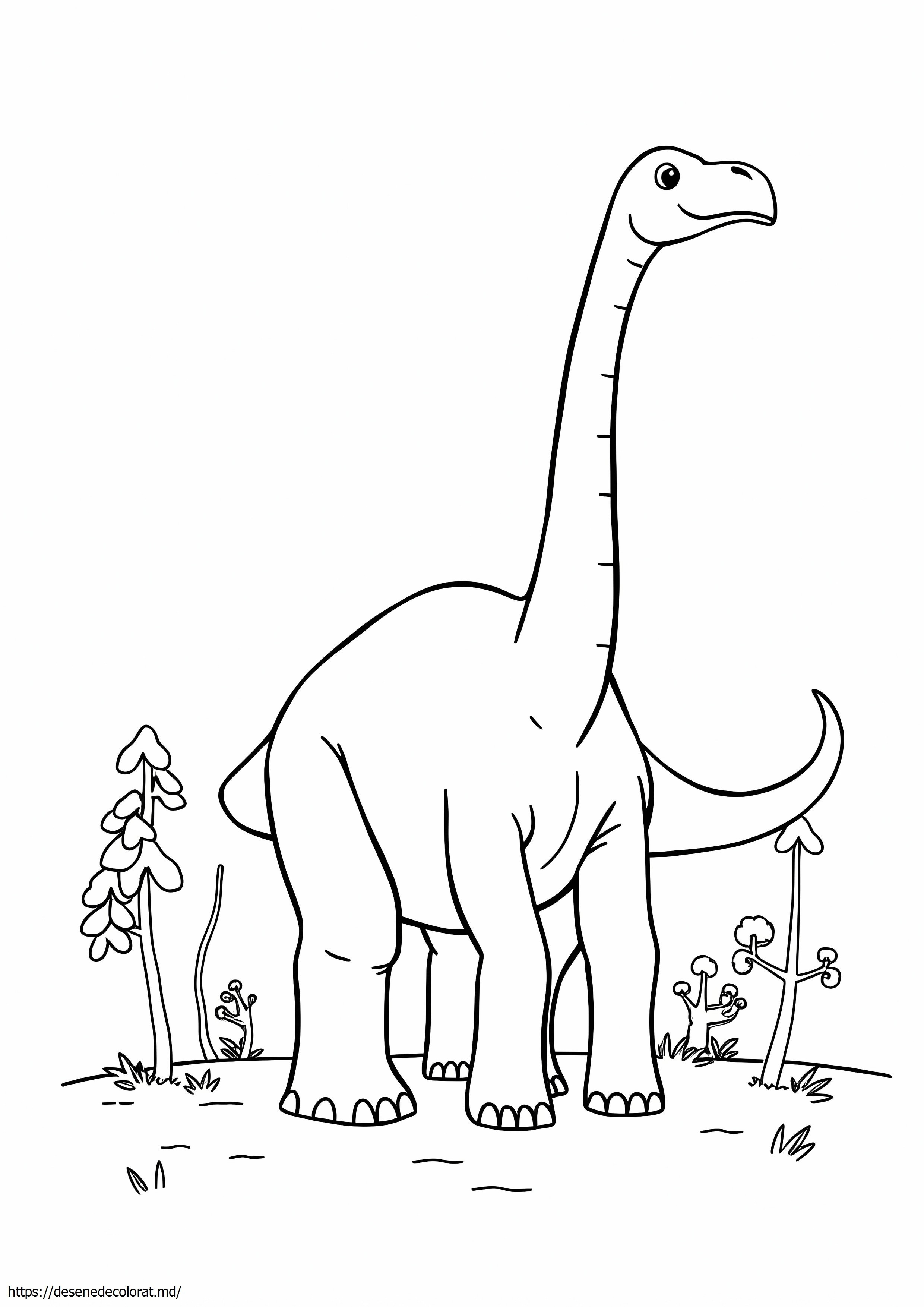 Dinozaur cu gât lung brachiosaurus