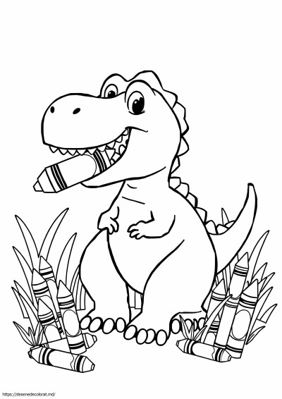 Dinozaur crayola
