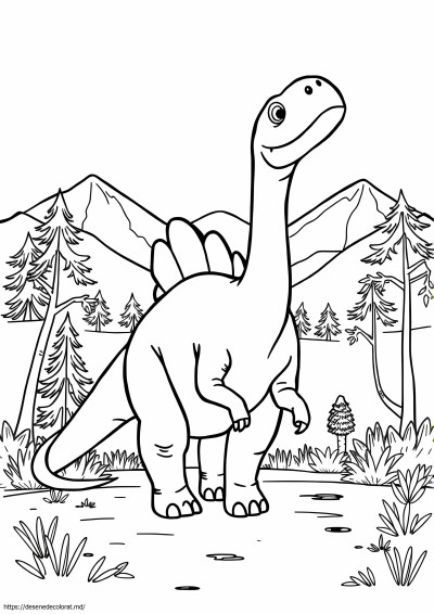 Dinozaur parasaurolophus