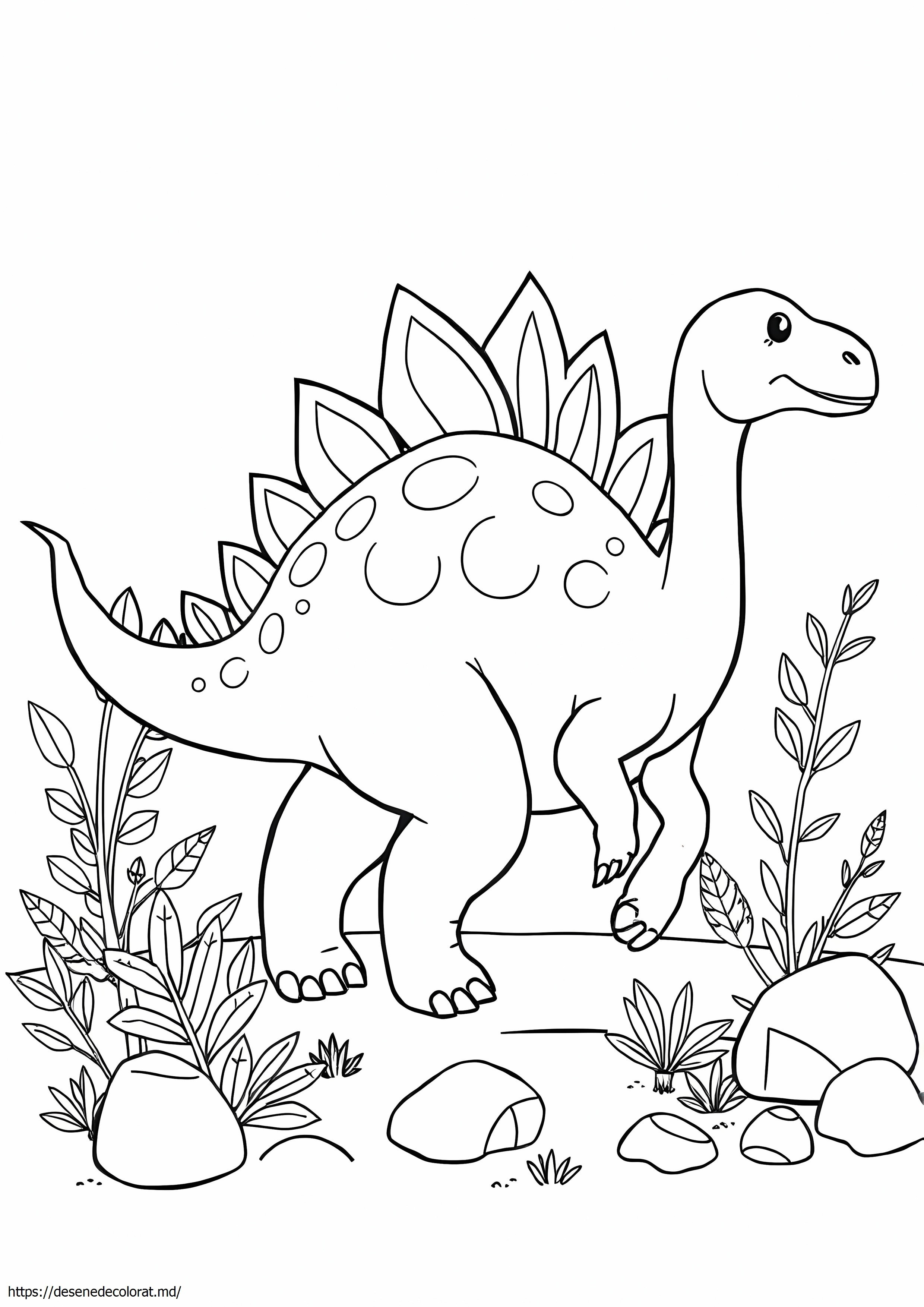 Dinozaur stegozaur