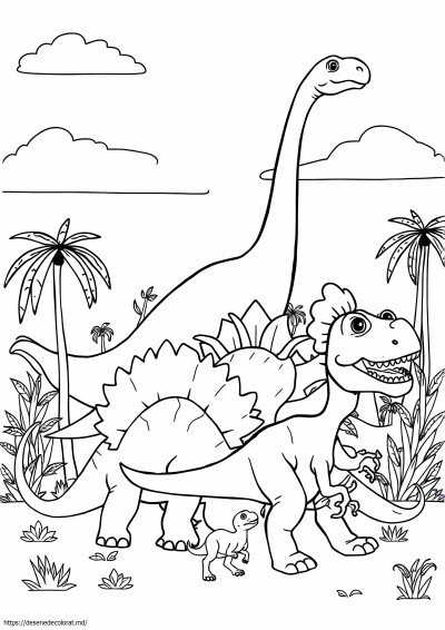 O grămadă de dinozauri