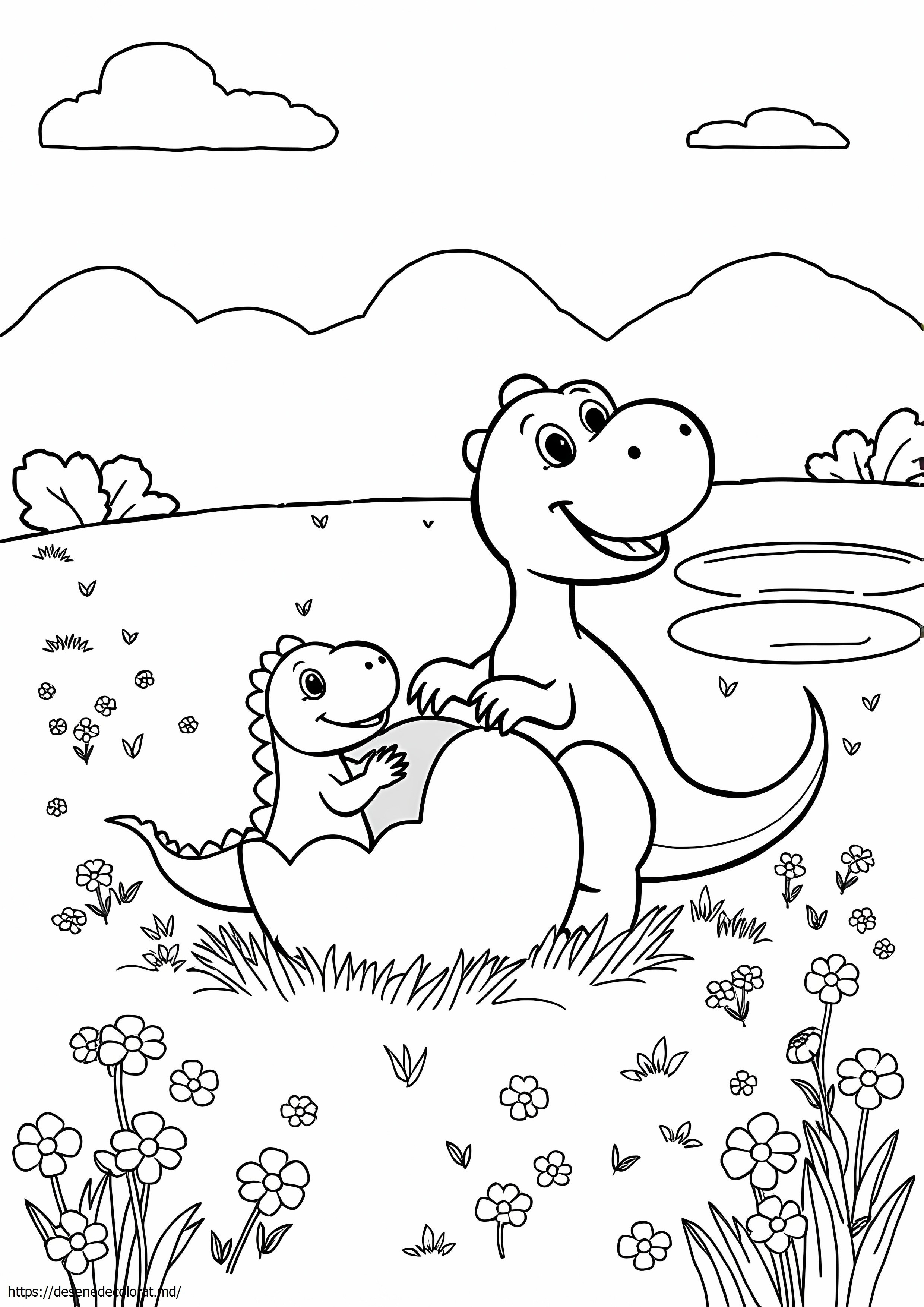 Eclozare pui de dinozaur