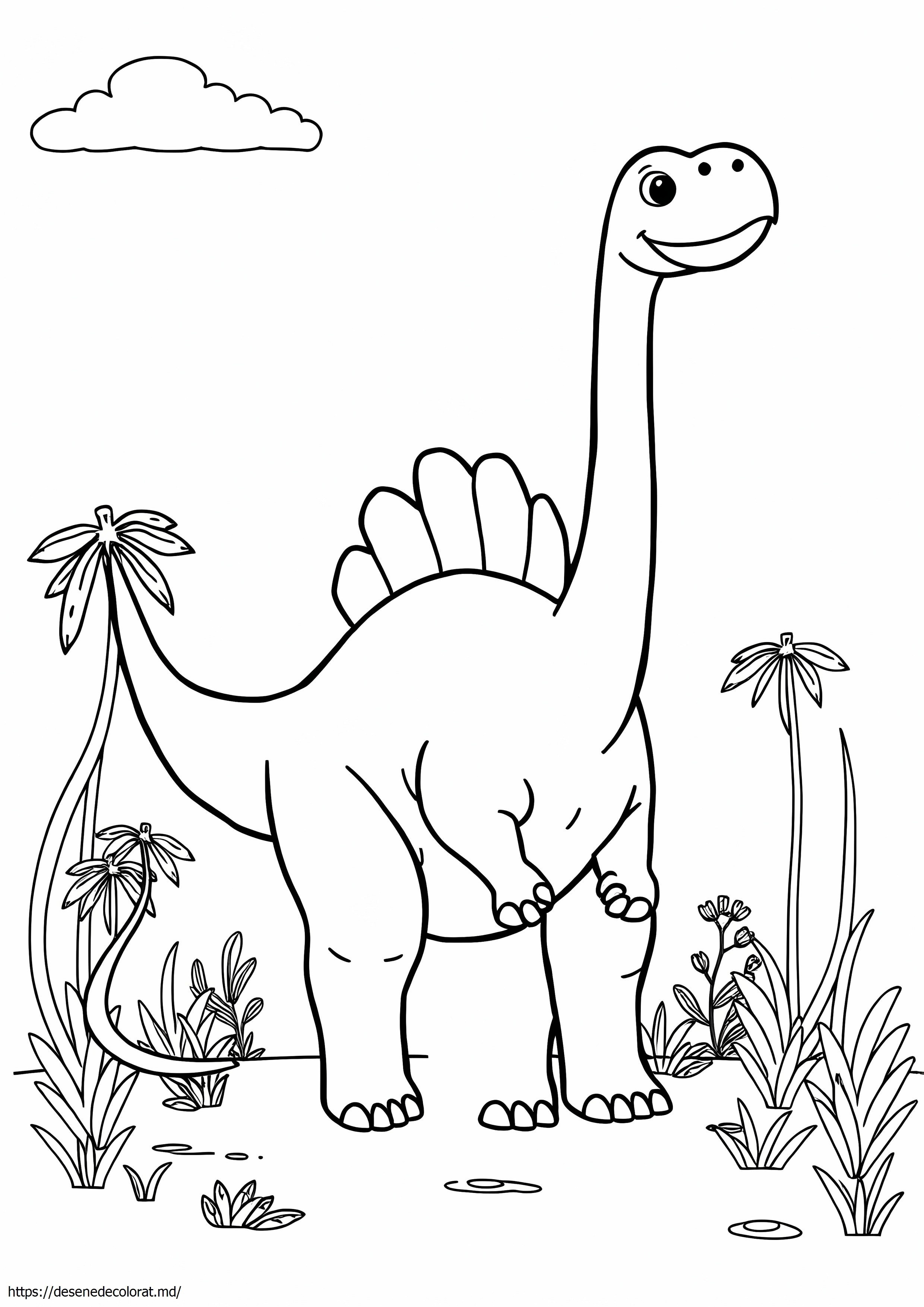 Dinozaur brontozaur