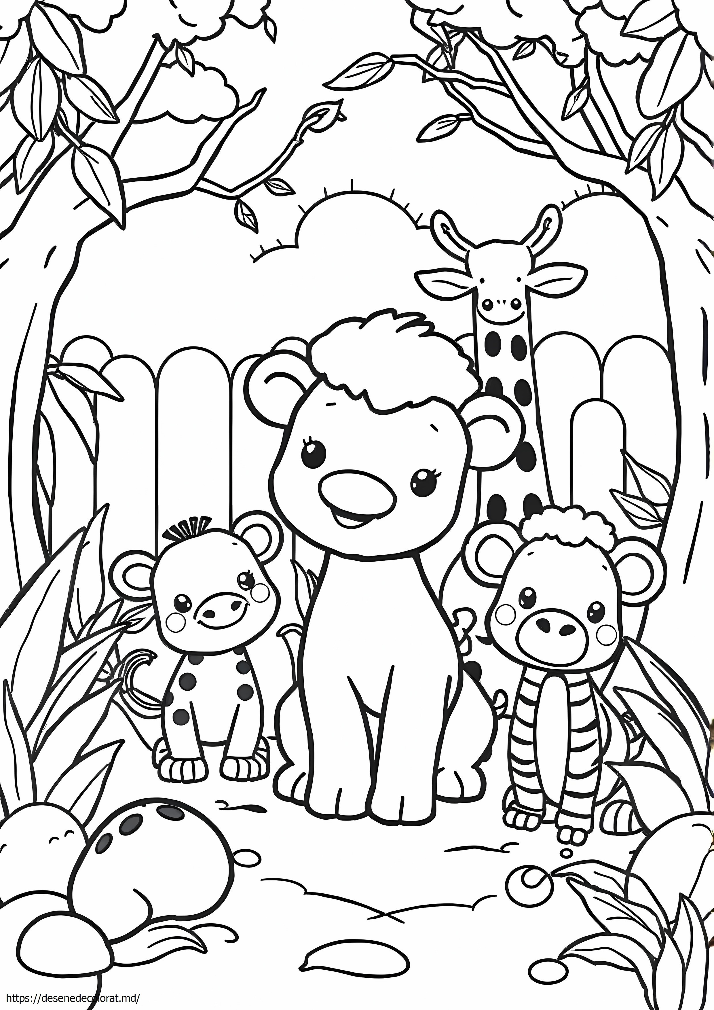 Pui de animale zoo