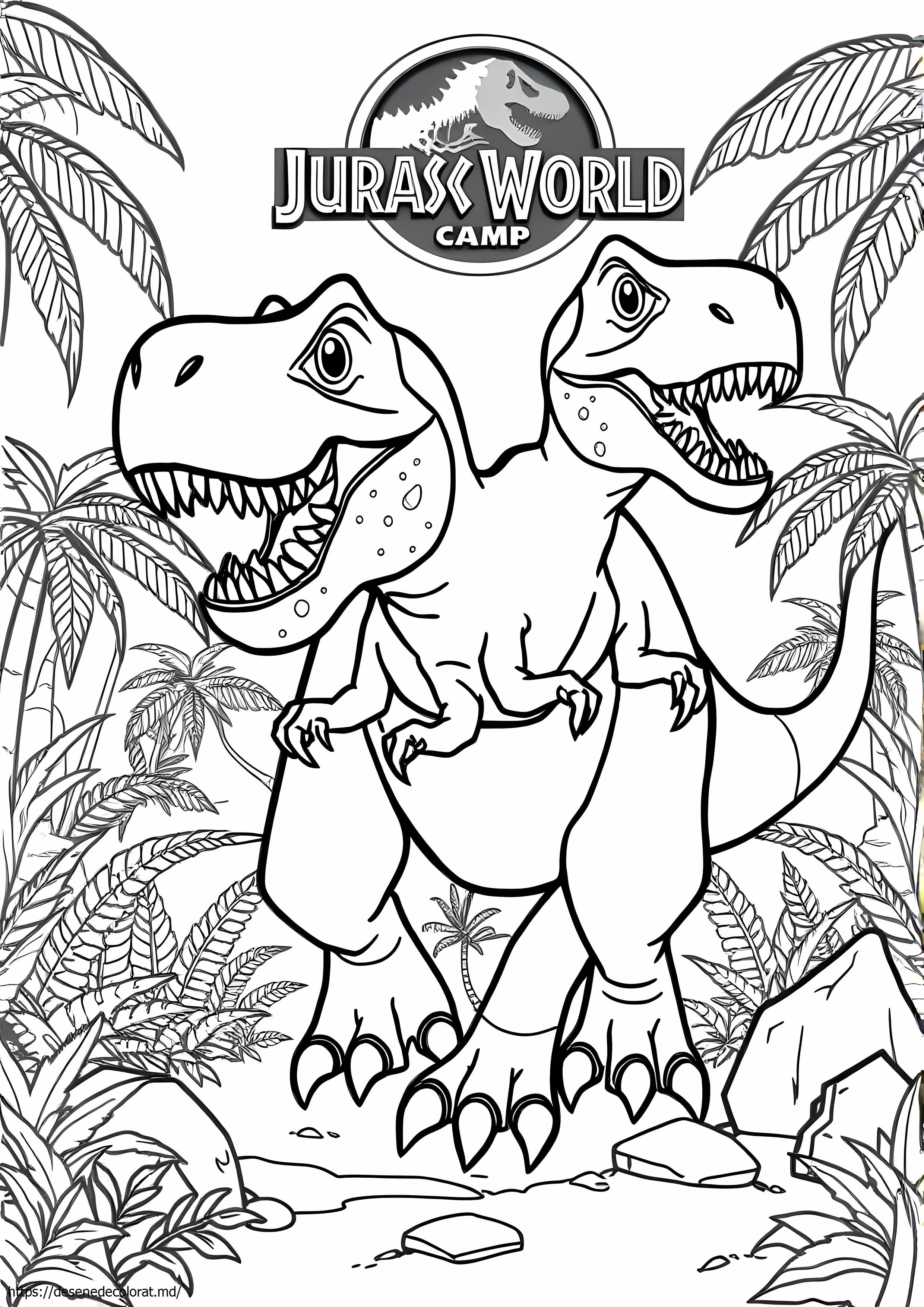 Dinozaur jurassic world camp cretacic