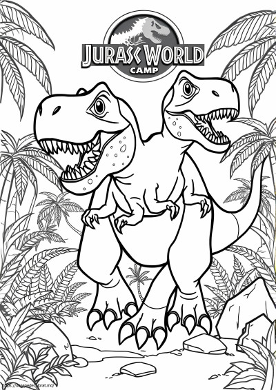 Dinozaur jurassic world camp cretacic