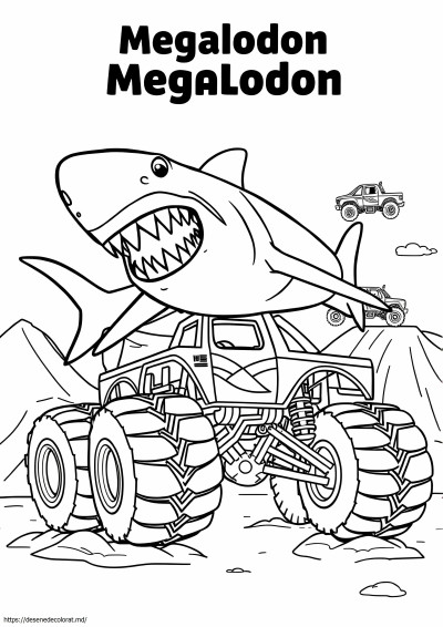Gem de monstru megalodon