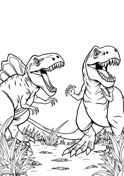 Spinosaurus vs t rex