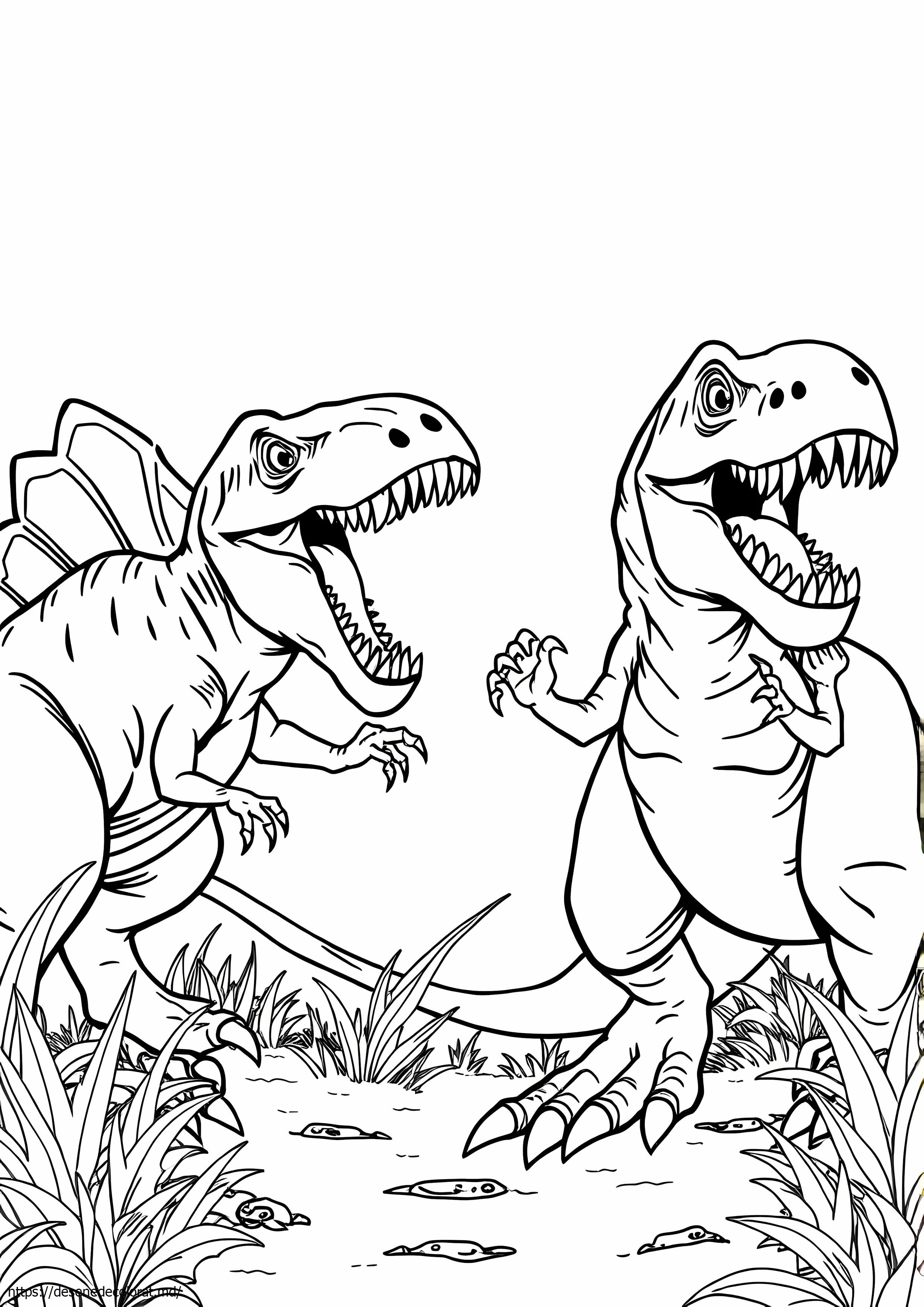 Spinosaurus vs t rex