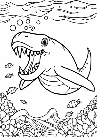 Monstru marin mosasaurus