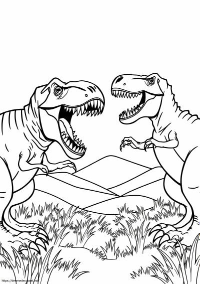 Trex vs indominus rex