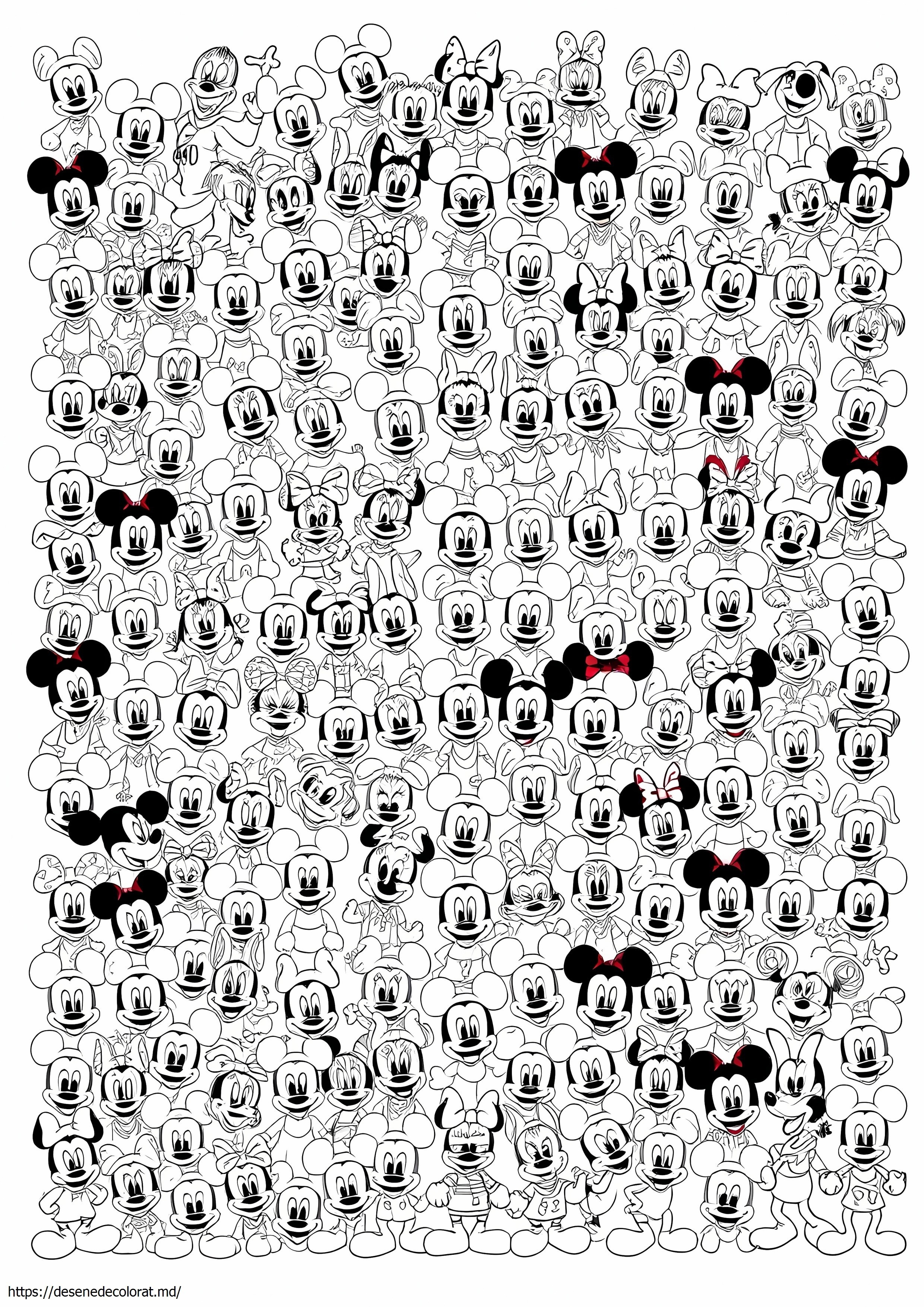 100 de personaje Disney