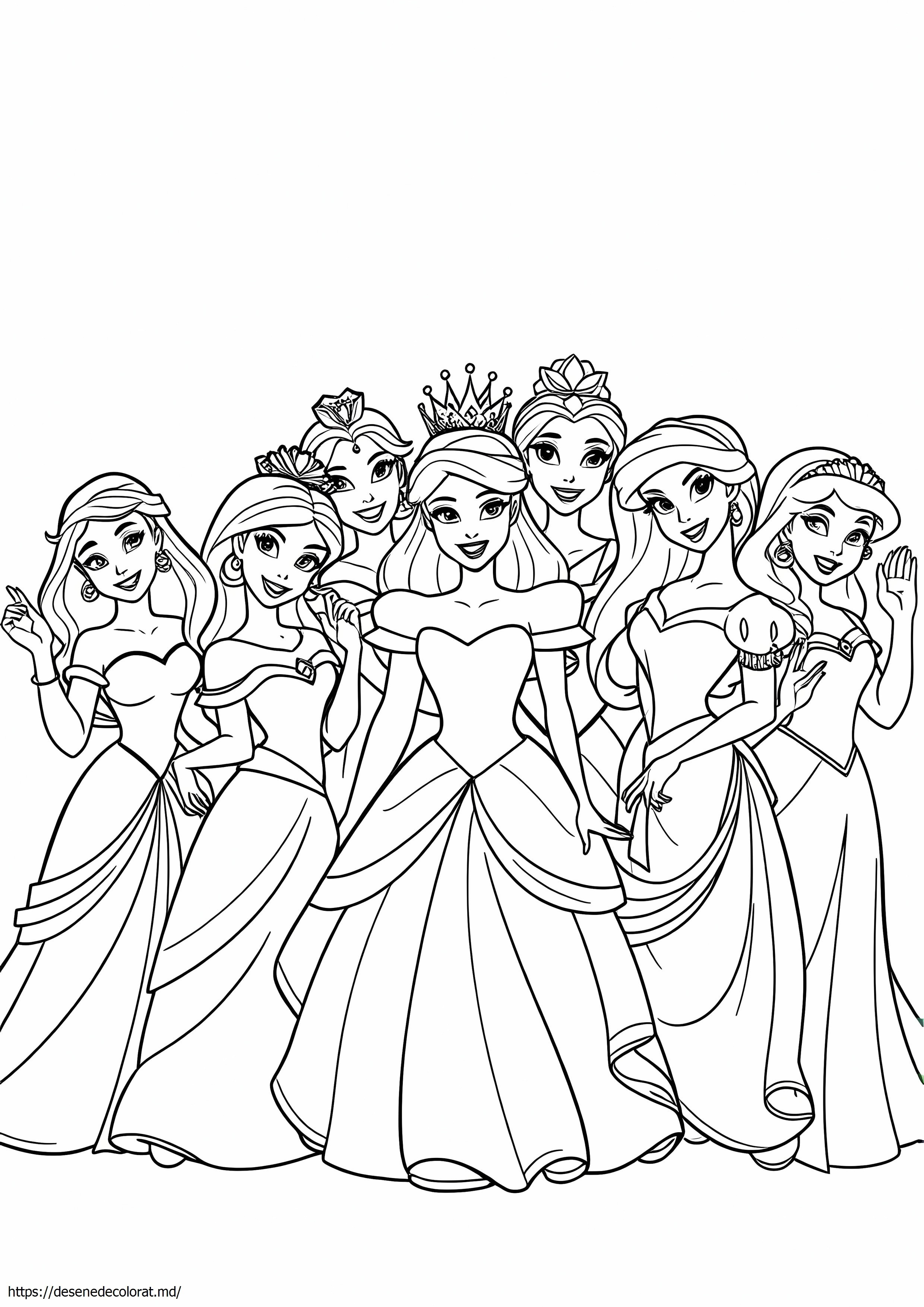 Toate prințesele disney