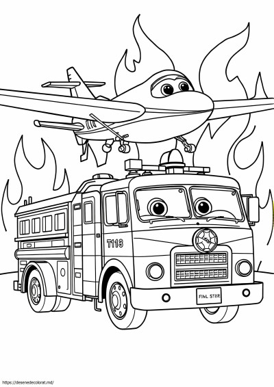 Avioane disney de incendiu și salvare