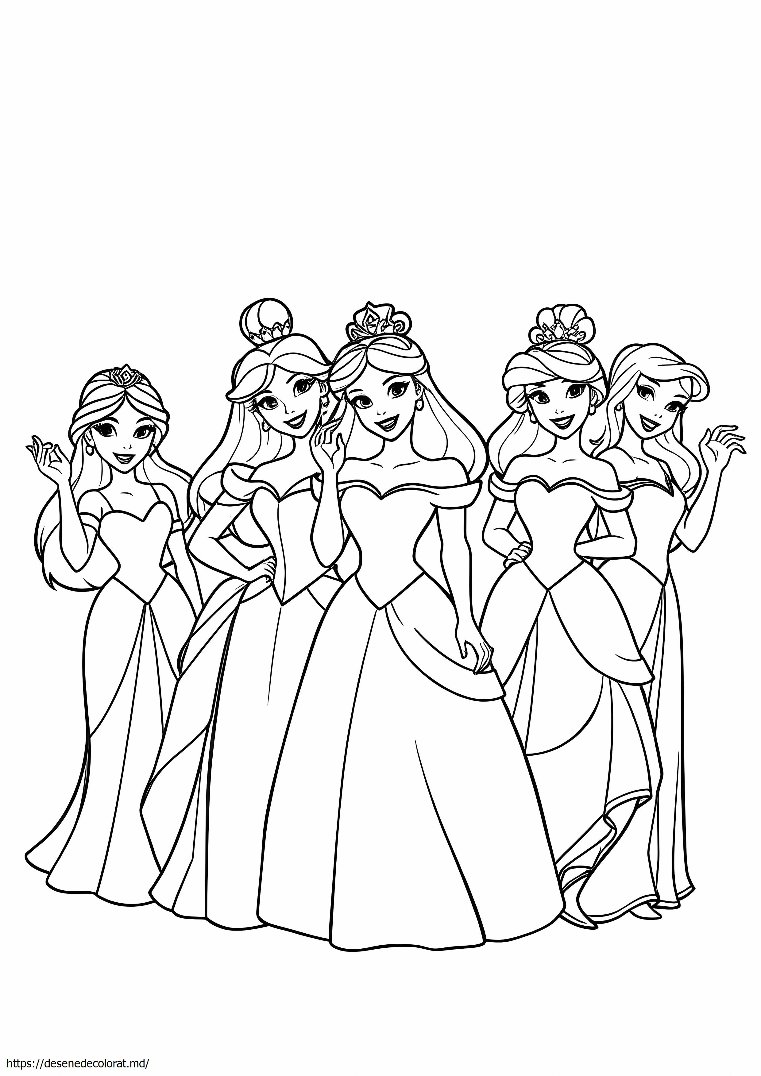 Grup de prințese disney