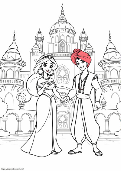 Prințesa iasomie și aladdin