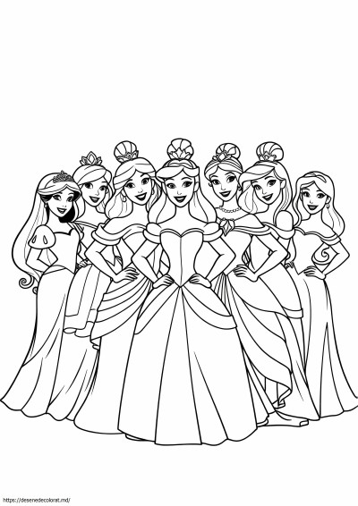 Prințese disney grup toate prințese disney