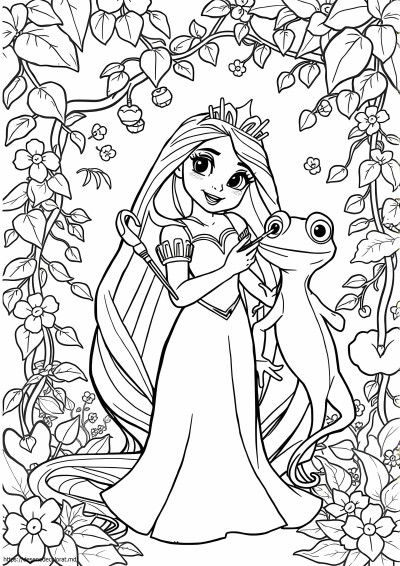 Rapunzel si pascal