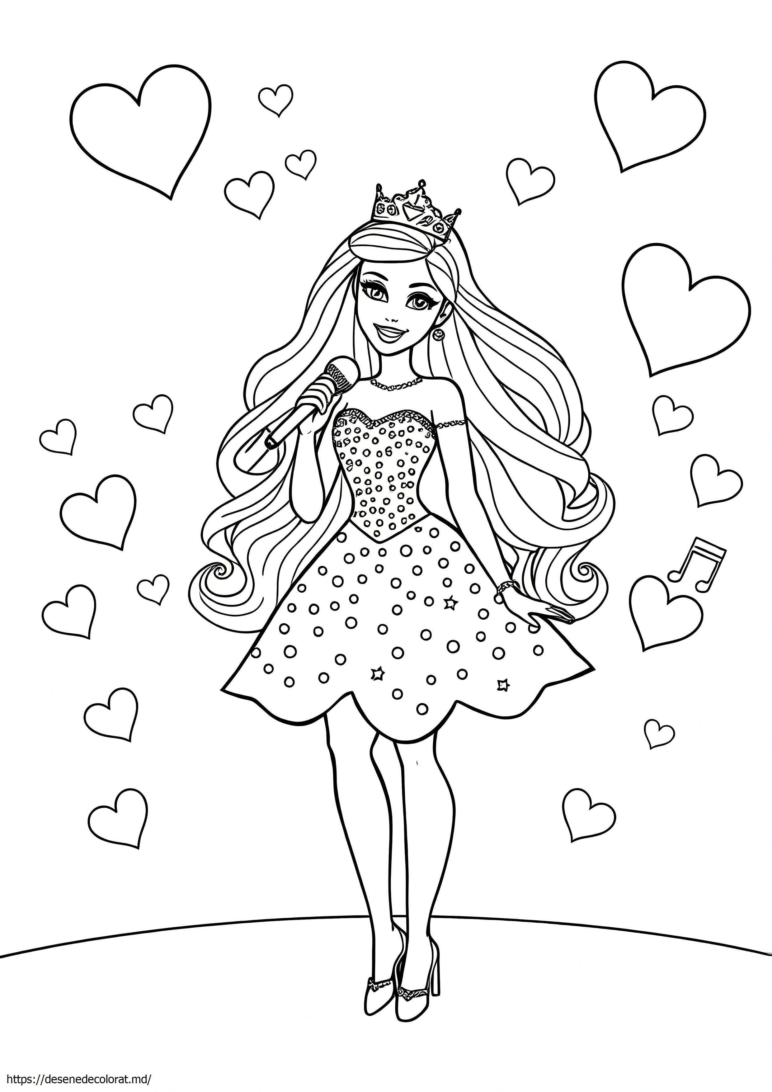 Prințesa barbie popstar