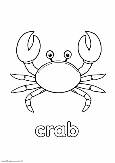 C este pentru crab