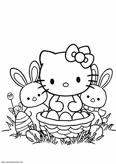Hello kitty si prieteni paste