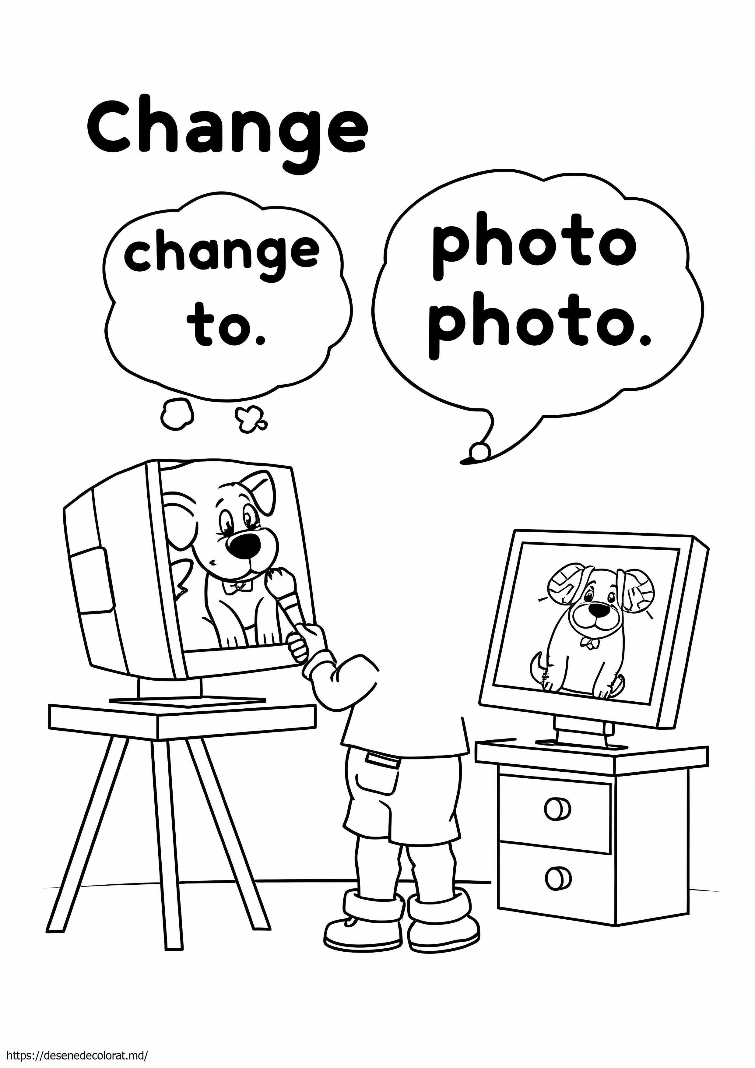 Schimba fotografia in