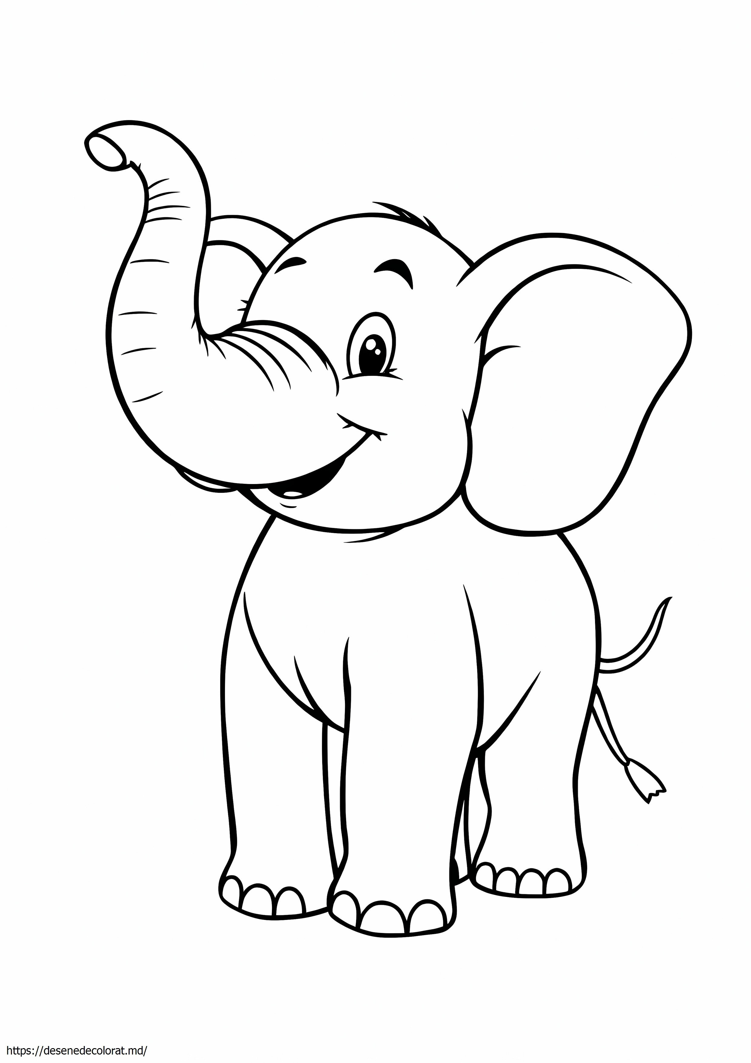 Elefant din desene animate