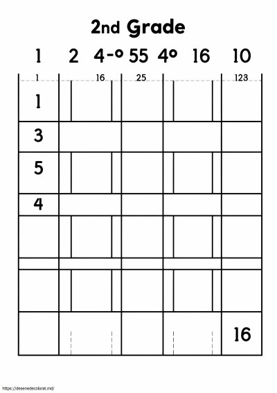 Grila de matematica clasa a II-a