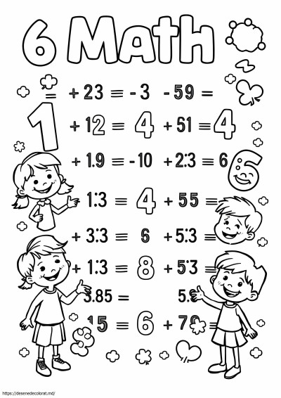Matematica de 6 ani