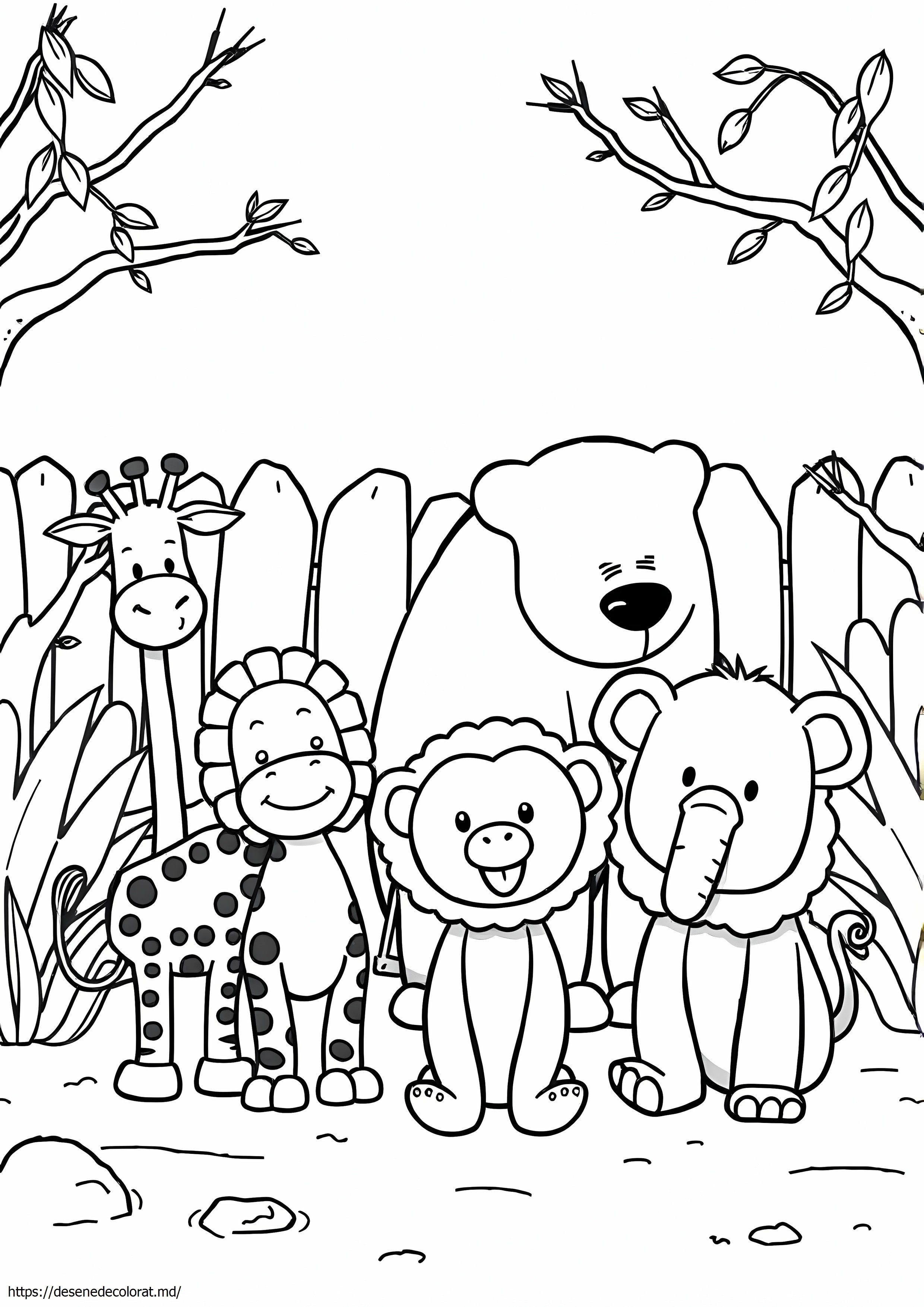Animale din desene zoologice