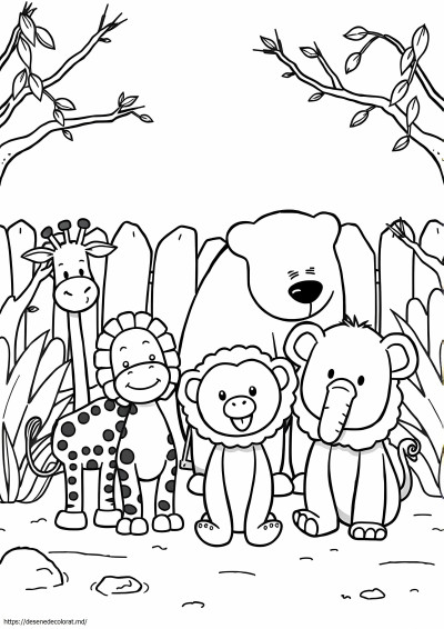 Animale din desene zoologice
