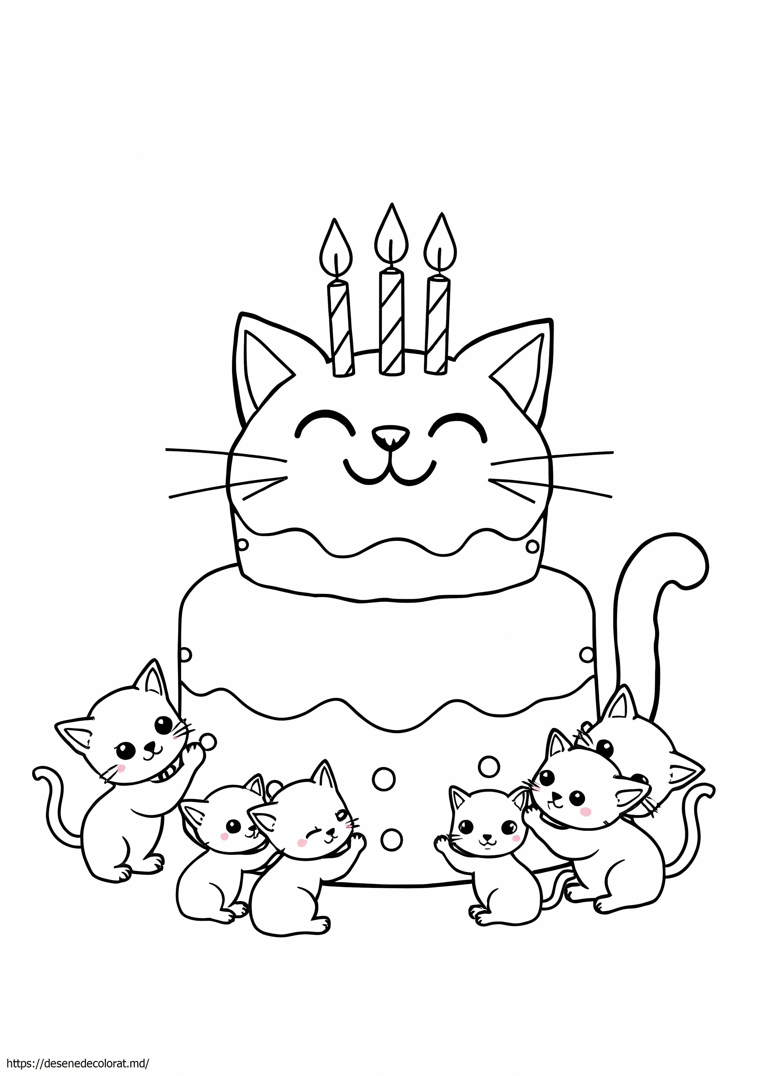 Tort pisica