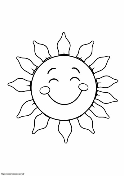 Pagina de colorat pentru gradinita