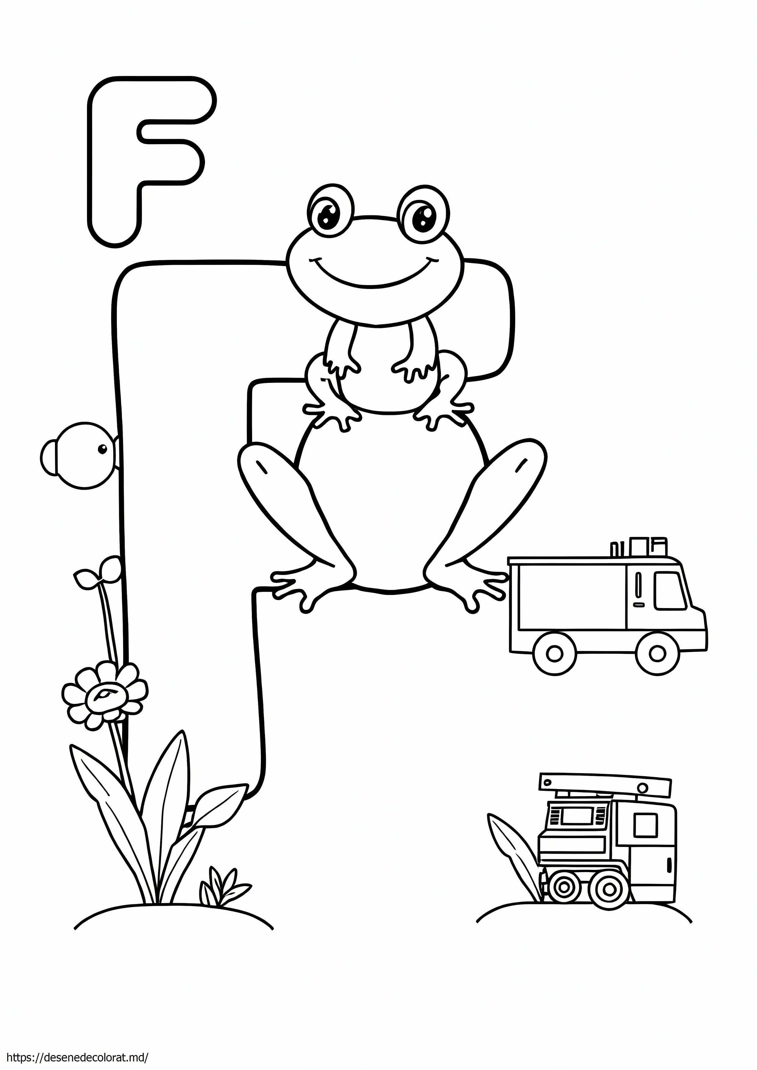 Preșcolară litera f