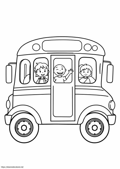 Desen autobuz scolar pt